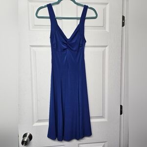 Moda International Royal Blue Midi Dress